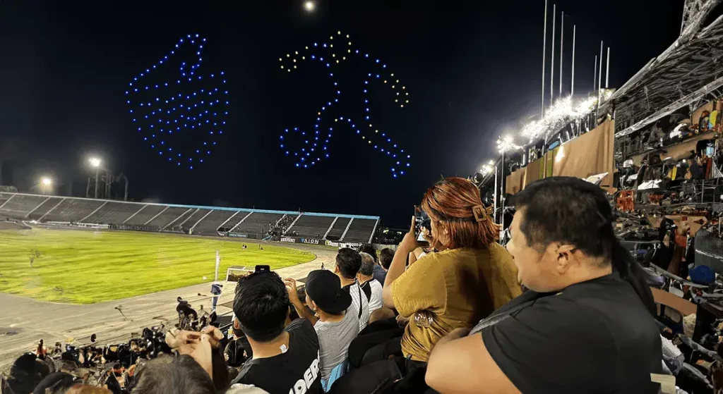 Show de drones Inauguración Liga de Expansión Cancún FC
