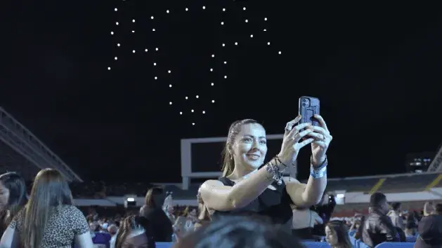 shows de drones para conciertos