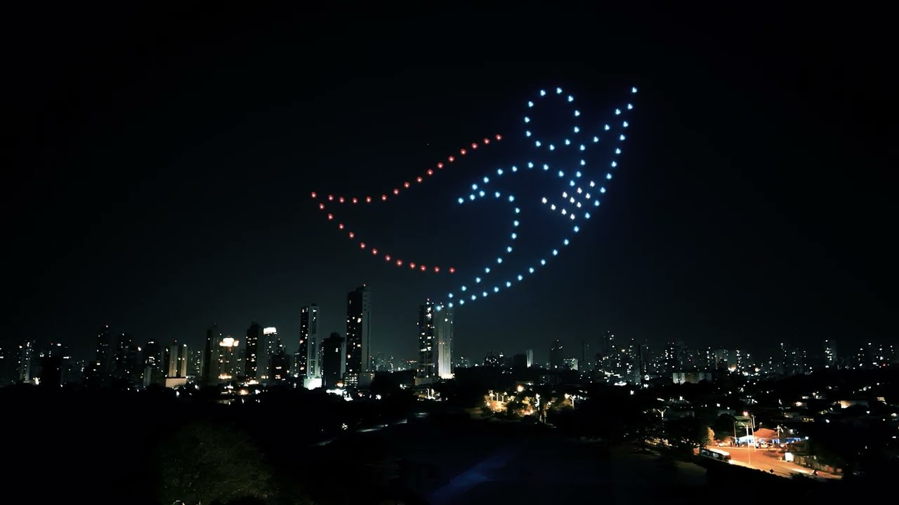 show de drones en Panamá