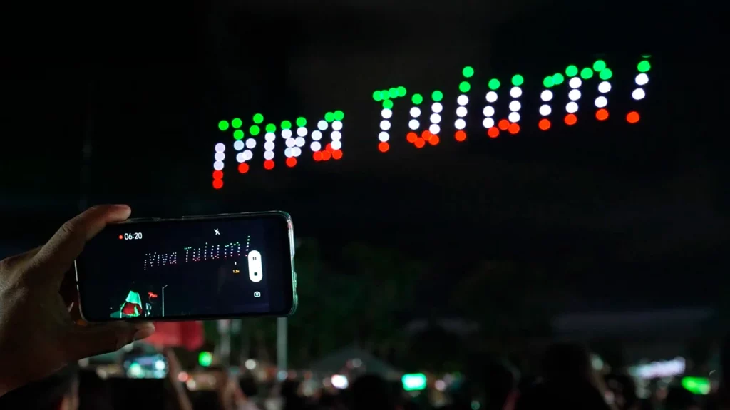 Show de Drones en Tulum por el Día de la Independencia