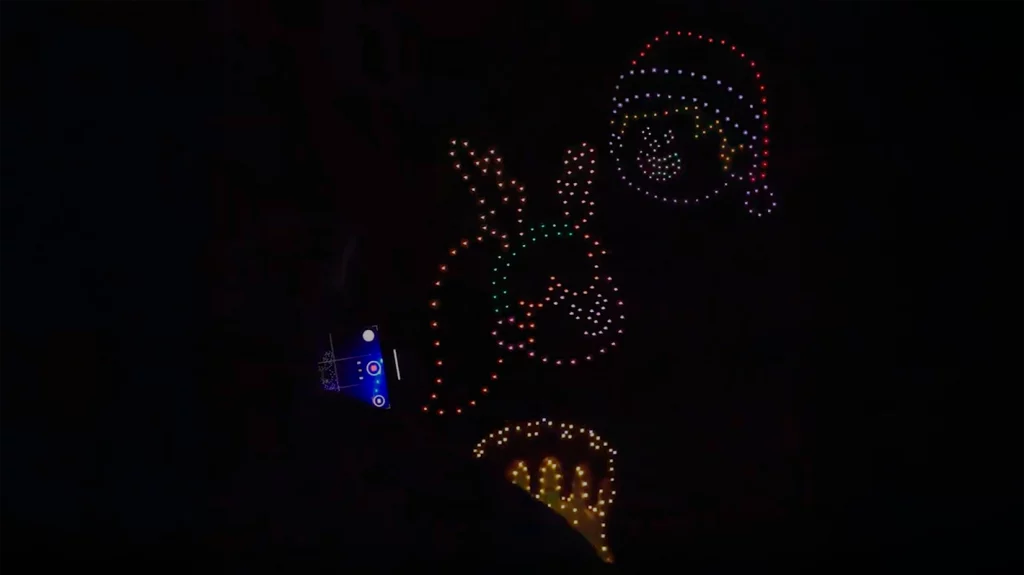 Show de drones navideño en el Museo de los Niños en Costa Rica