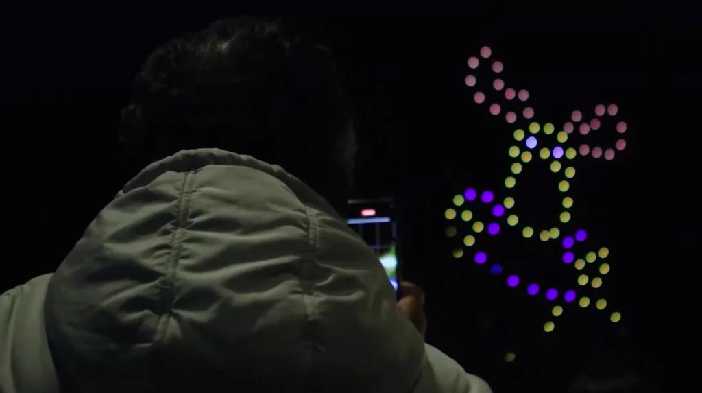 Show de drones en Puebla para el Carnaval de Día de Reyes