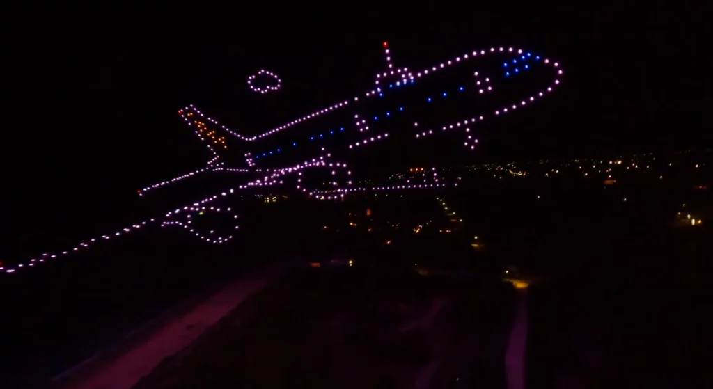 show de drones chevrolet