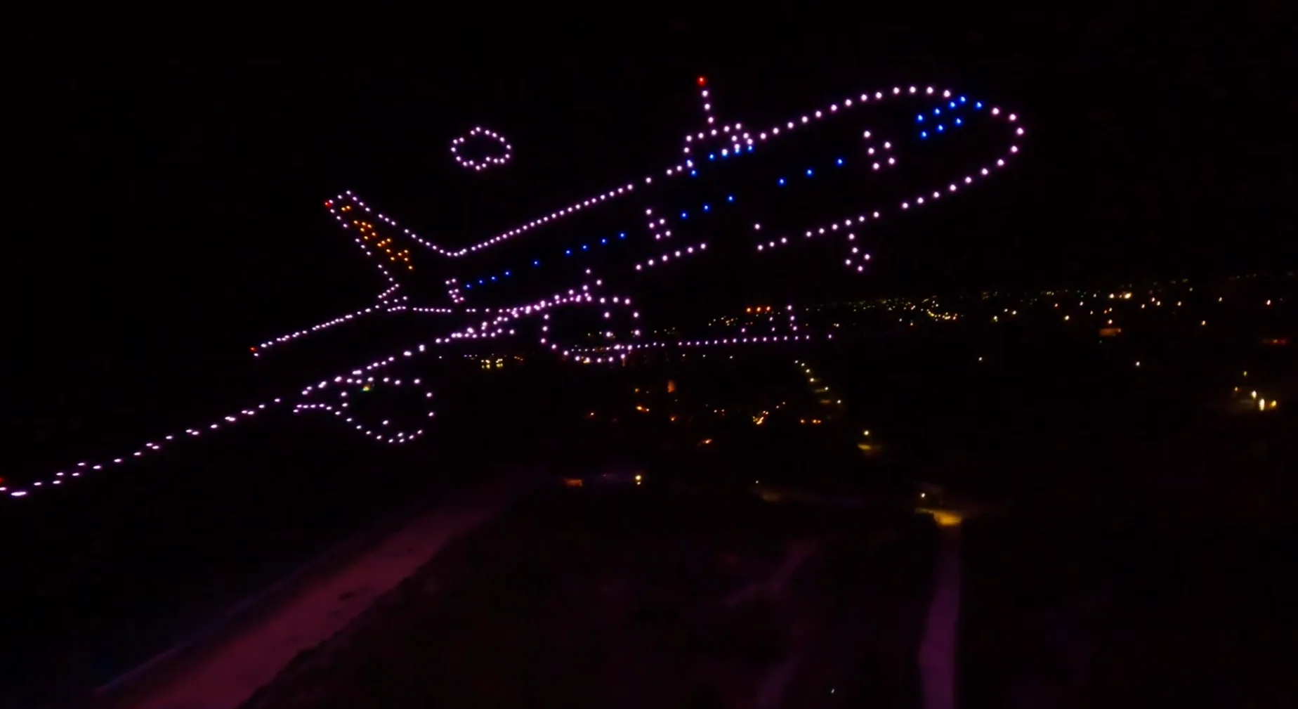 show de drones chevrolet