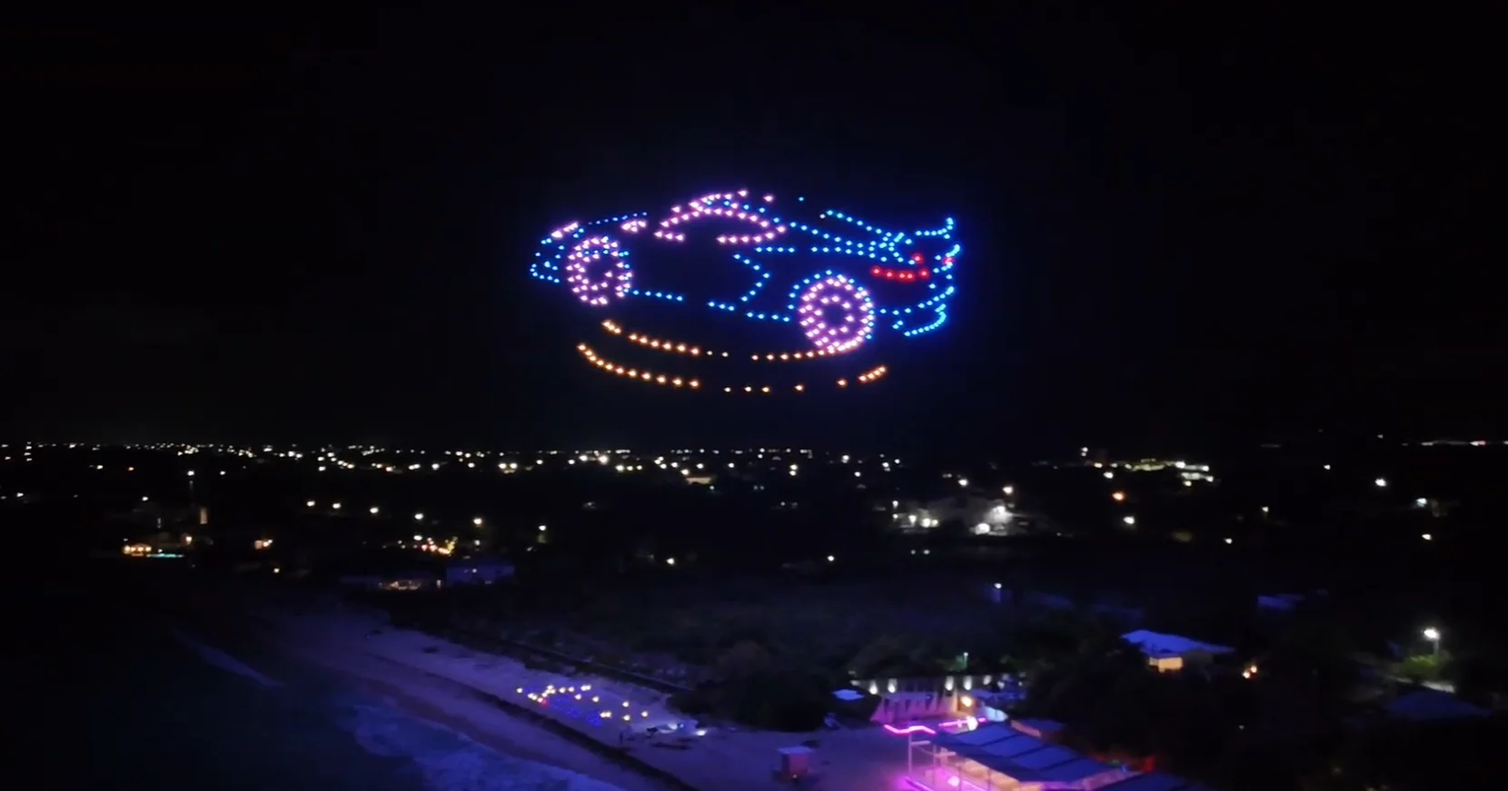 show de drones Chevrolet