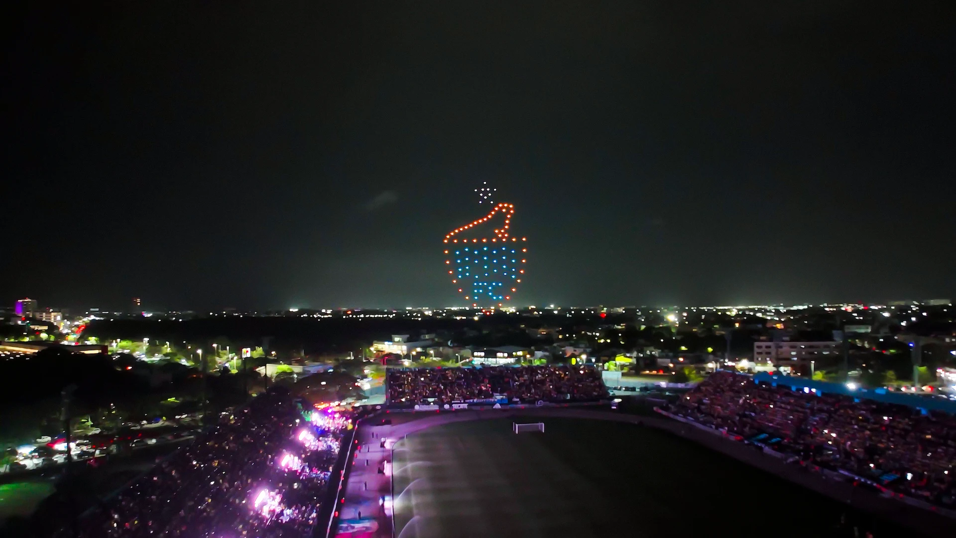 logo cancun fc en el estadio 