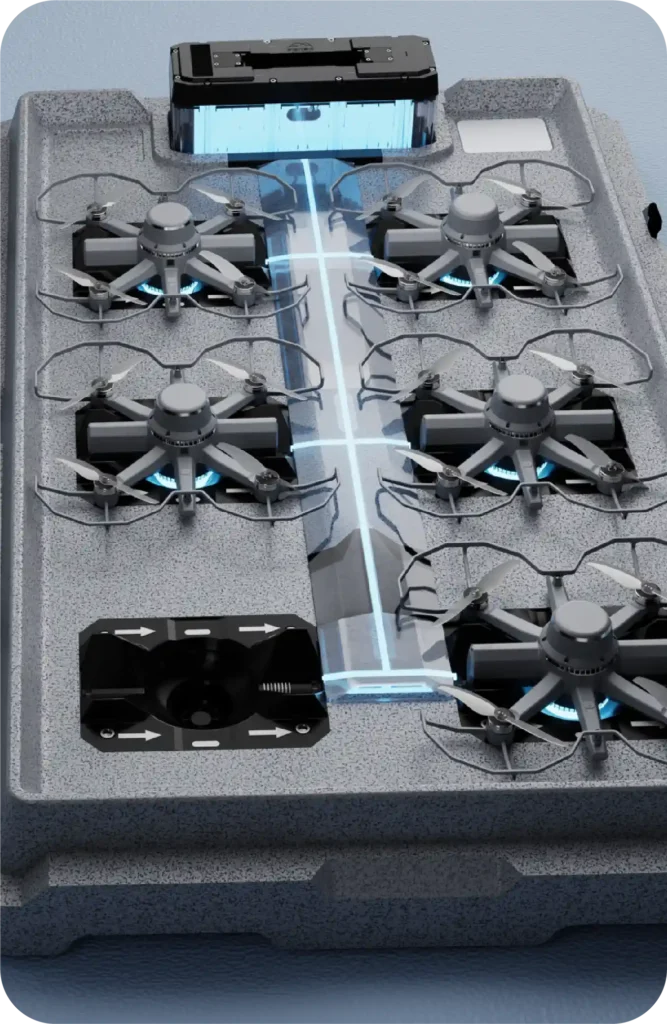 drones charge battery