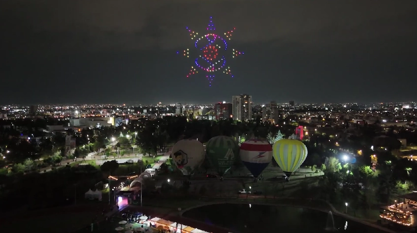 show de drones para caja popular mexicana
