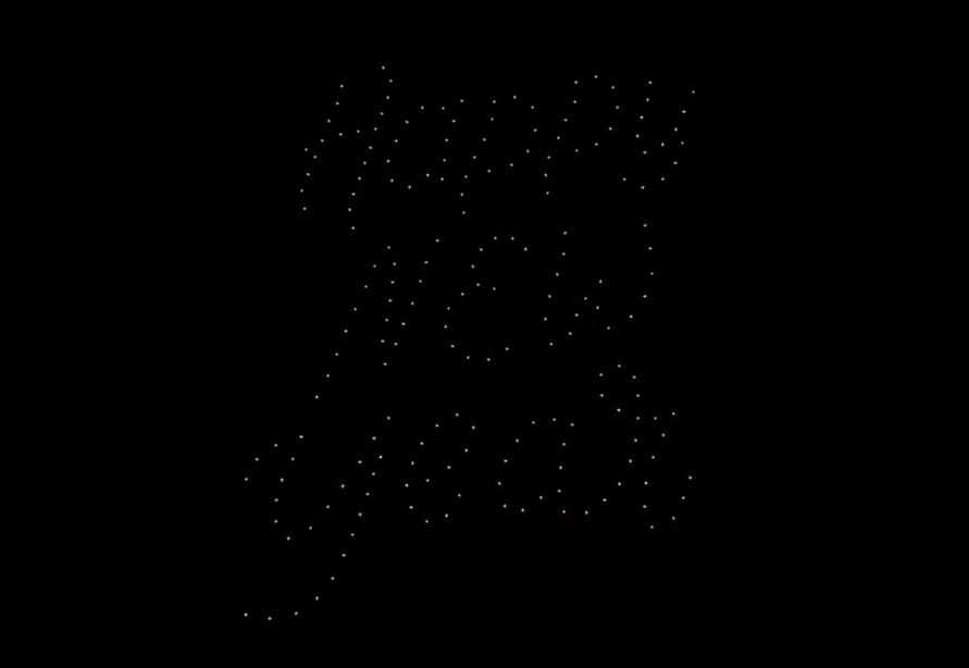 drone show feliz año nuevo