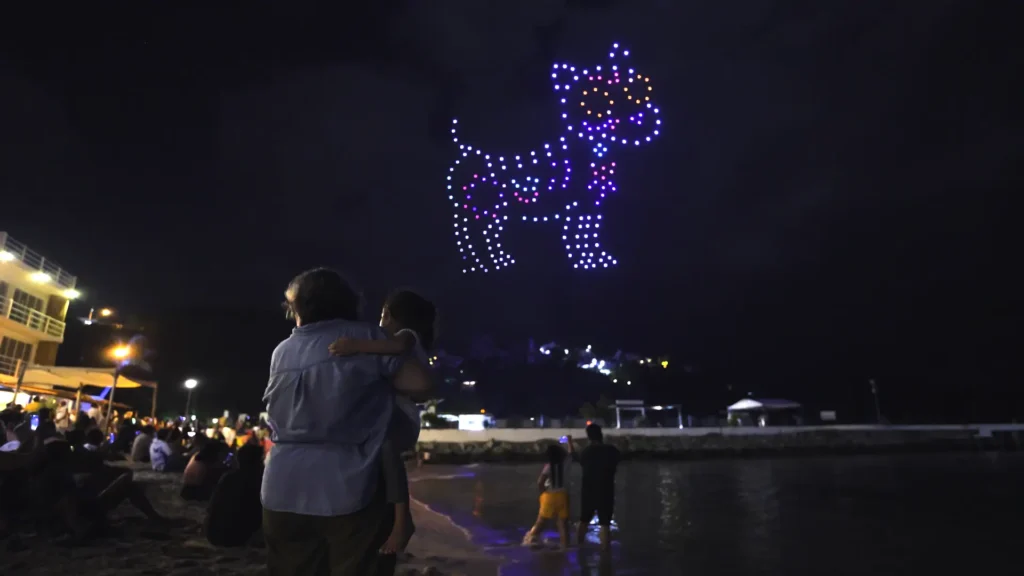 show de drones huatulco