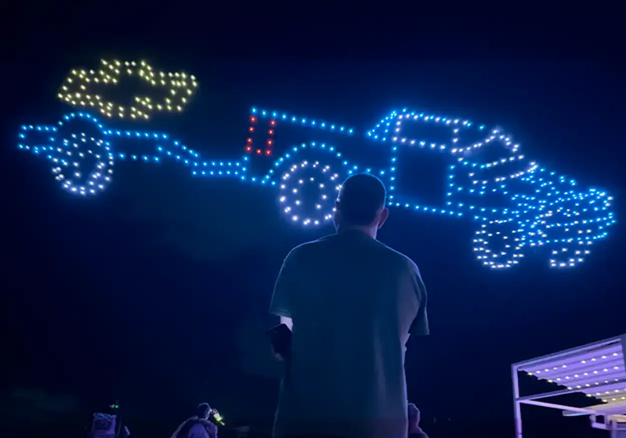 Chevrolet deal of the year drone show