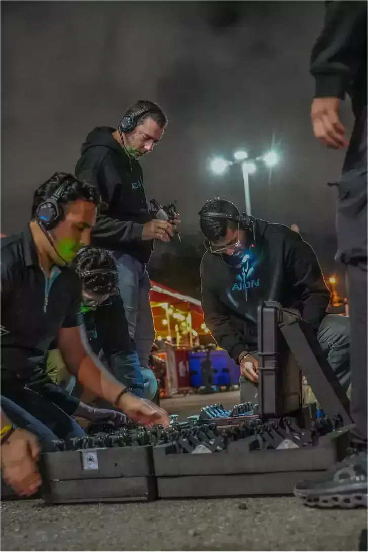 Team Aion drone shows