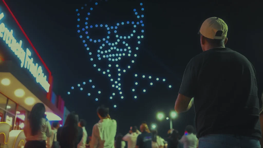 show de drones estrategia de marketing