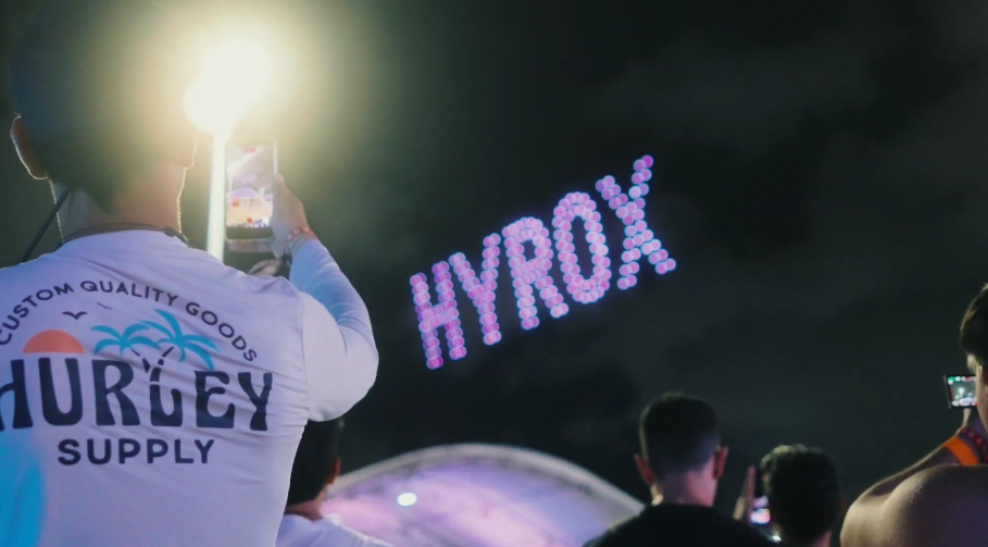 drone show in hyrox