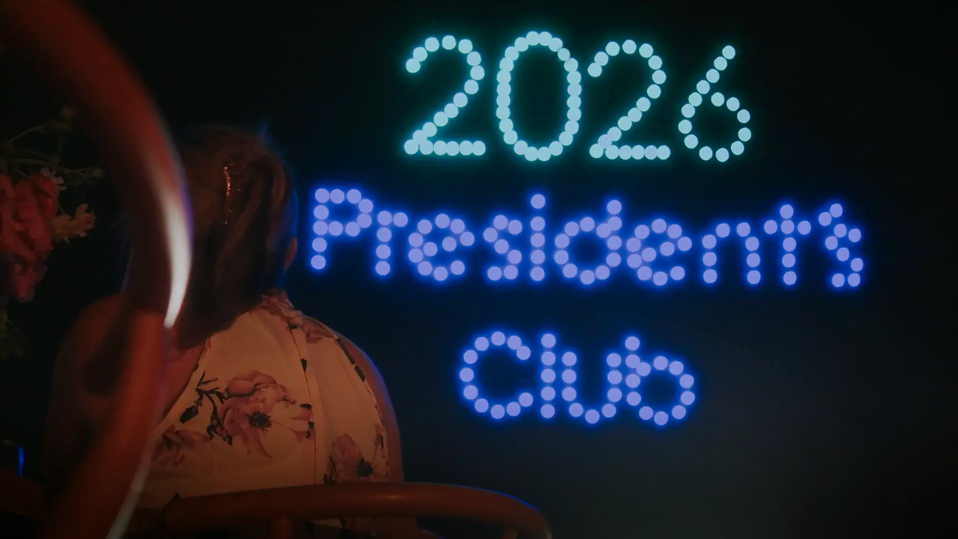 show de drones president´s club