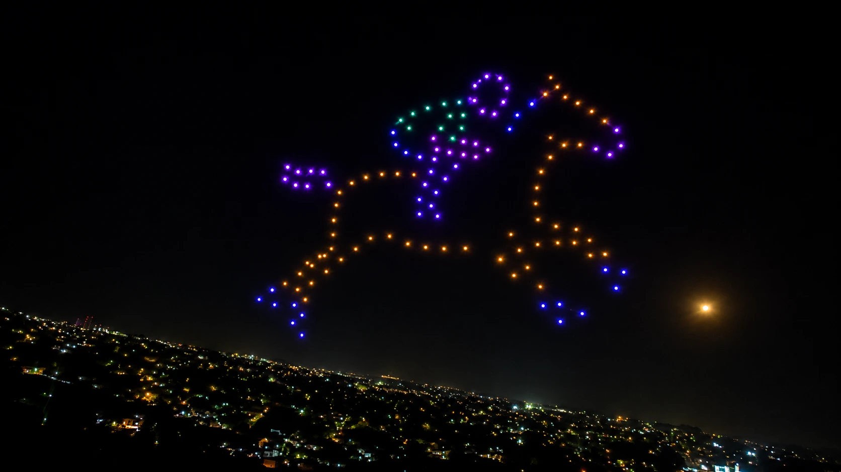 show de drones en gnp veracruz