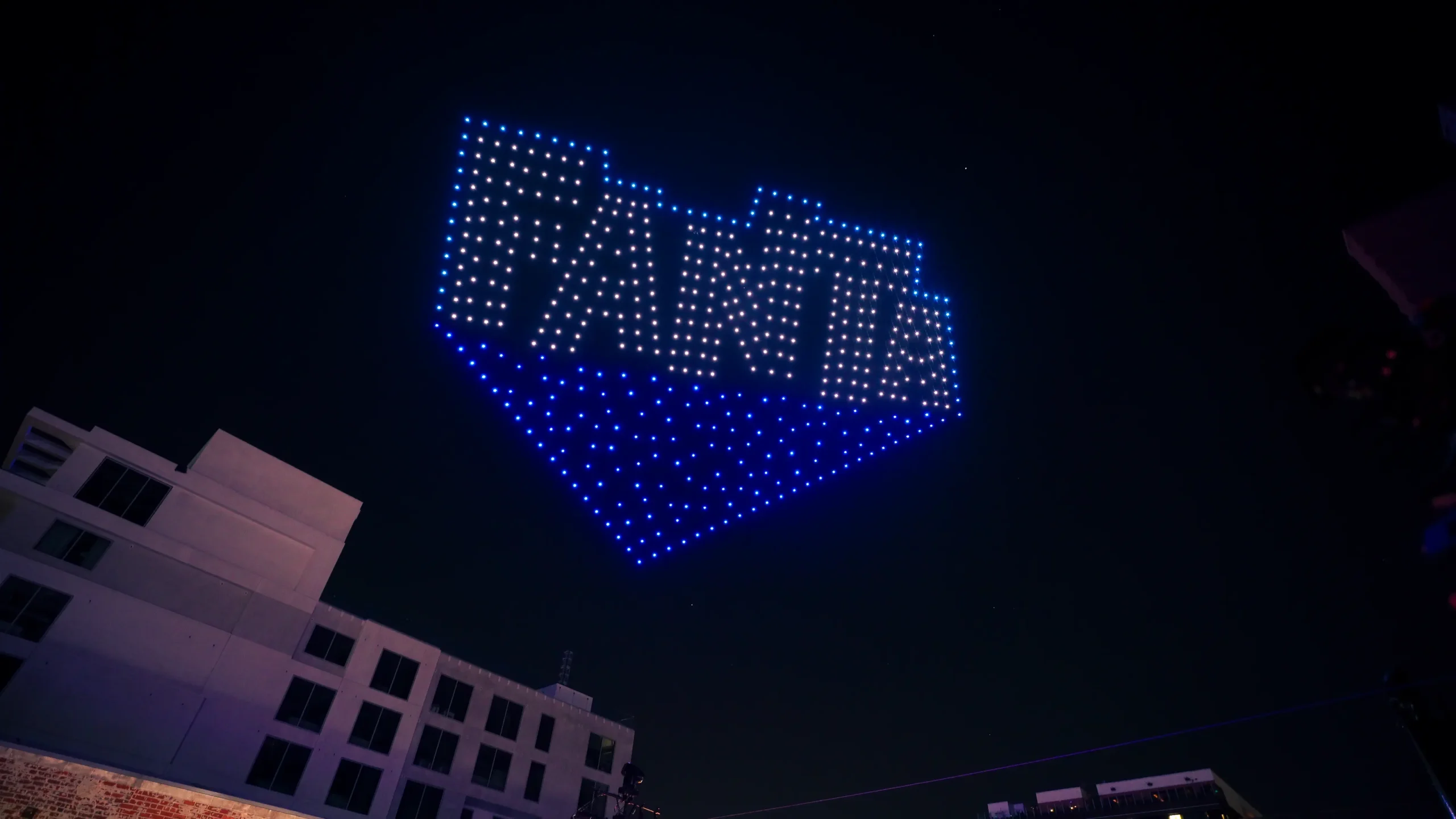 show de drones fanta