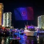 Show de drones mexico puerto cancun