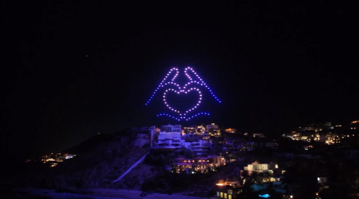 heart drone show