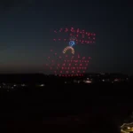 drones en el cielo para bodas