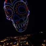 Calavera show de drones